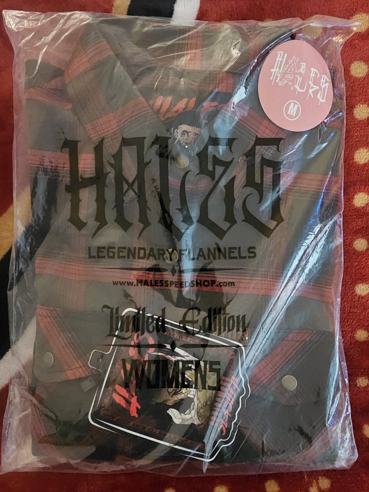 Hales Speed Shop Limited Edition Springwood Slasher Flannel Women’s Medium.