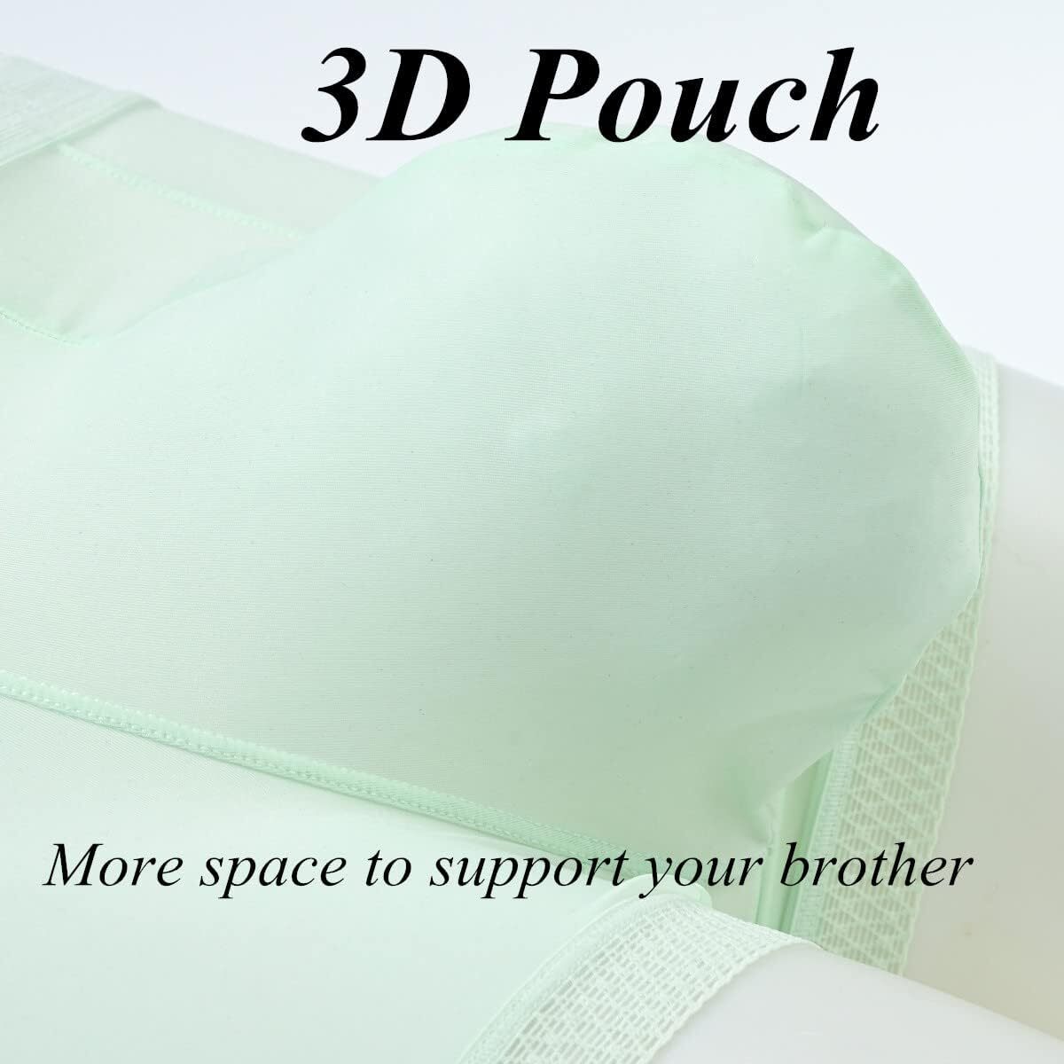Zonbailon Men’s Ice Silk Boxer Briefs Transparent Stretch See-Through Underwear