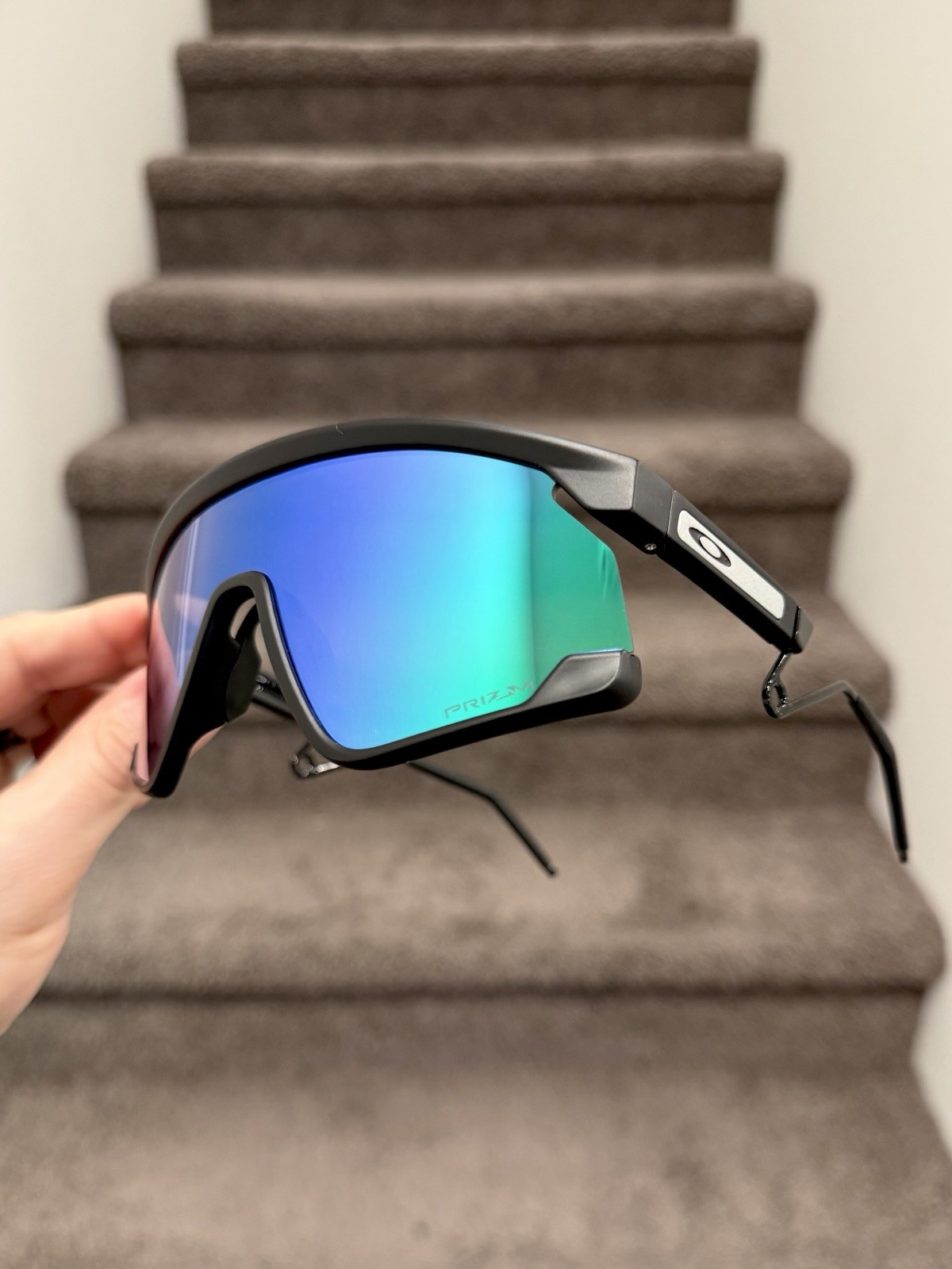 New Oakley BXTR Metal OO9237 9237 Black Jade Golf Green Prizm Lens 133mm