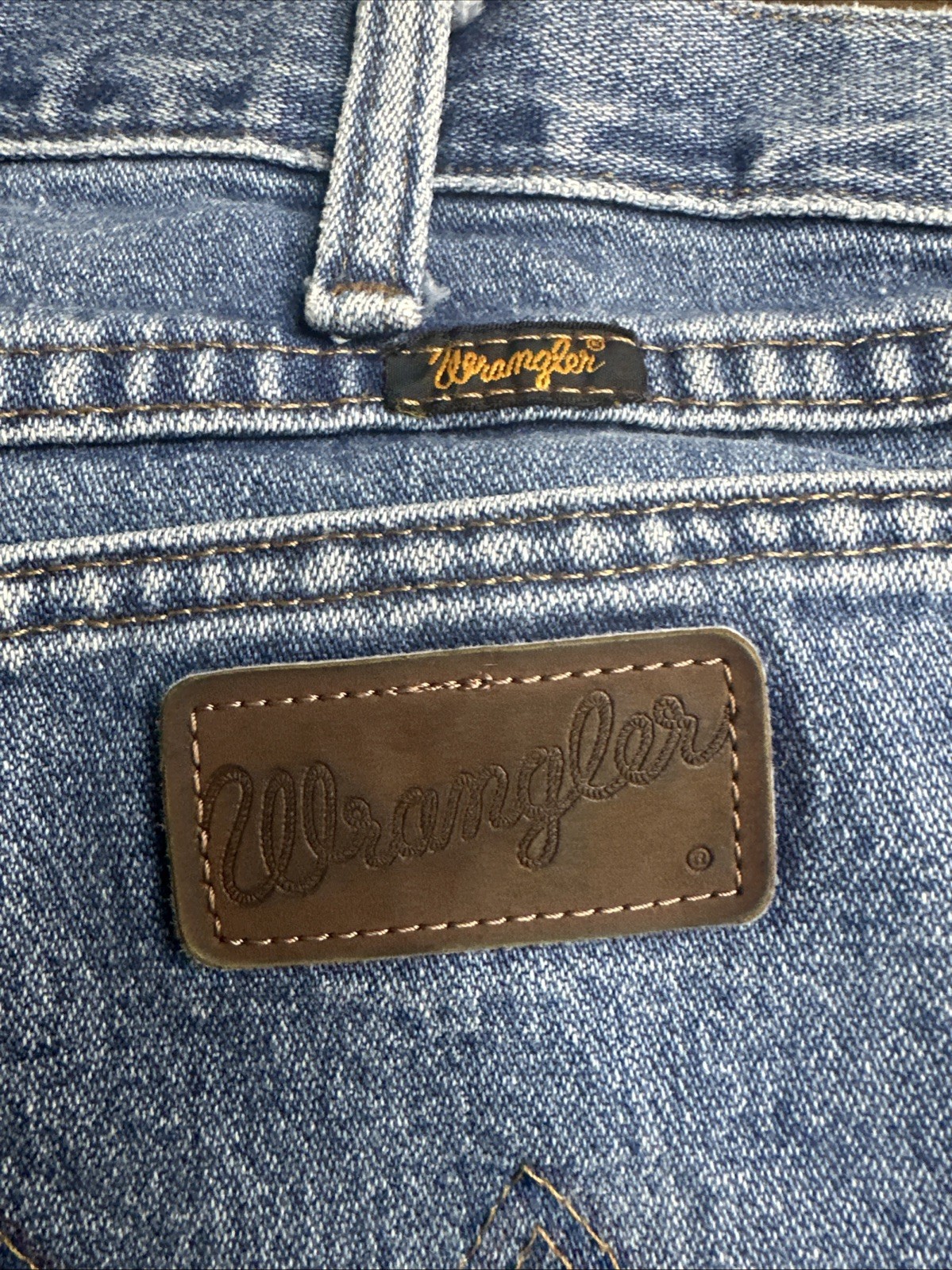 Wrangler 47MWZ Cowboy Cut Jeans Men’s 34×36 Blue Regular Fit Premium Denim #465