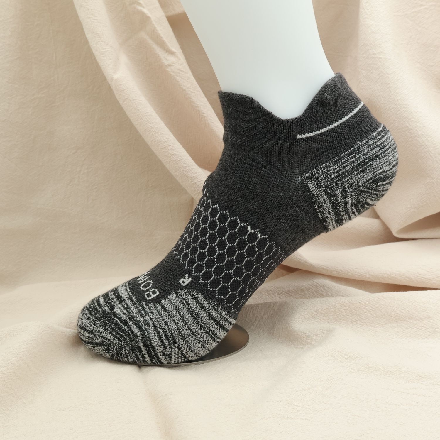 Bombas Men’s Running Ankle Socks 3-Pack Size L Cushioned Comfort