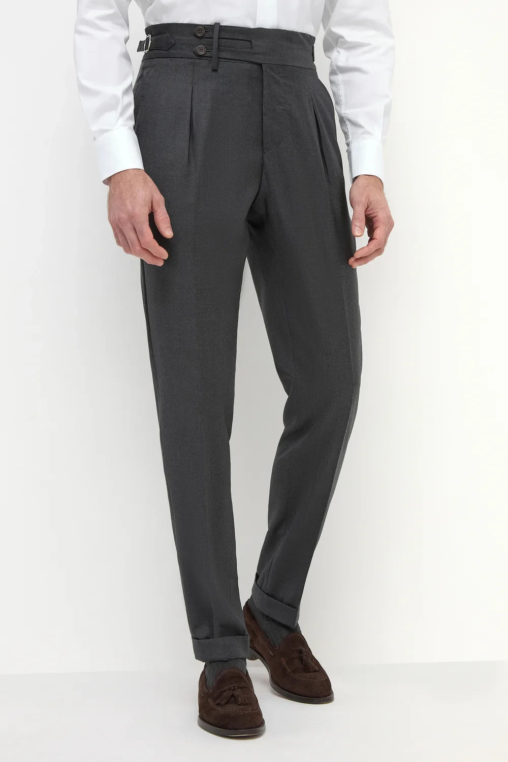 Pini Parma 30 x 29.5 (46 IT) Dark Grey Limited Edition Trousers Mens