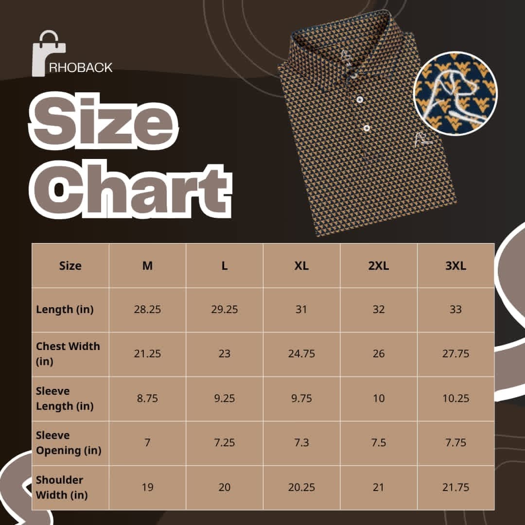 new!! 🍀Rhoback Four Leaf Admiral Navy Polo: Non-Bacon Collar Clover Graphic Top