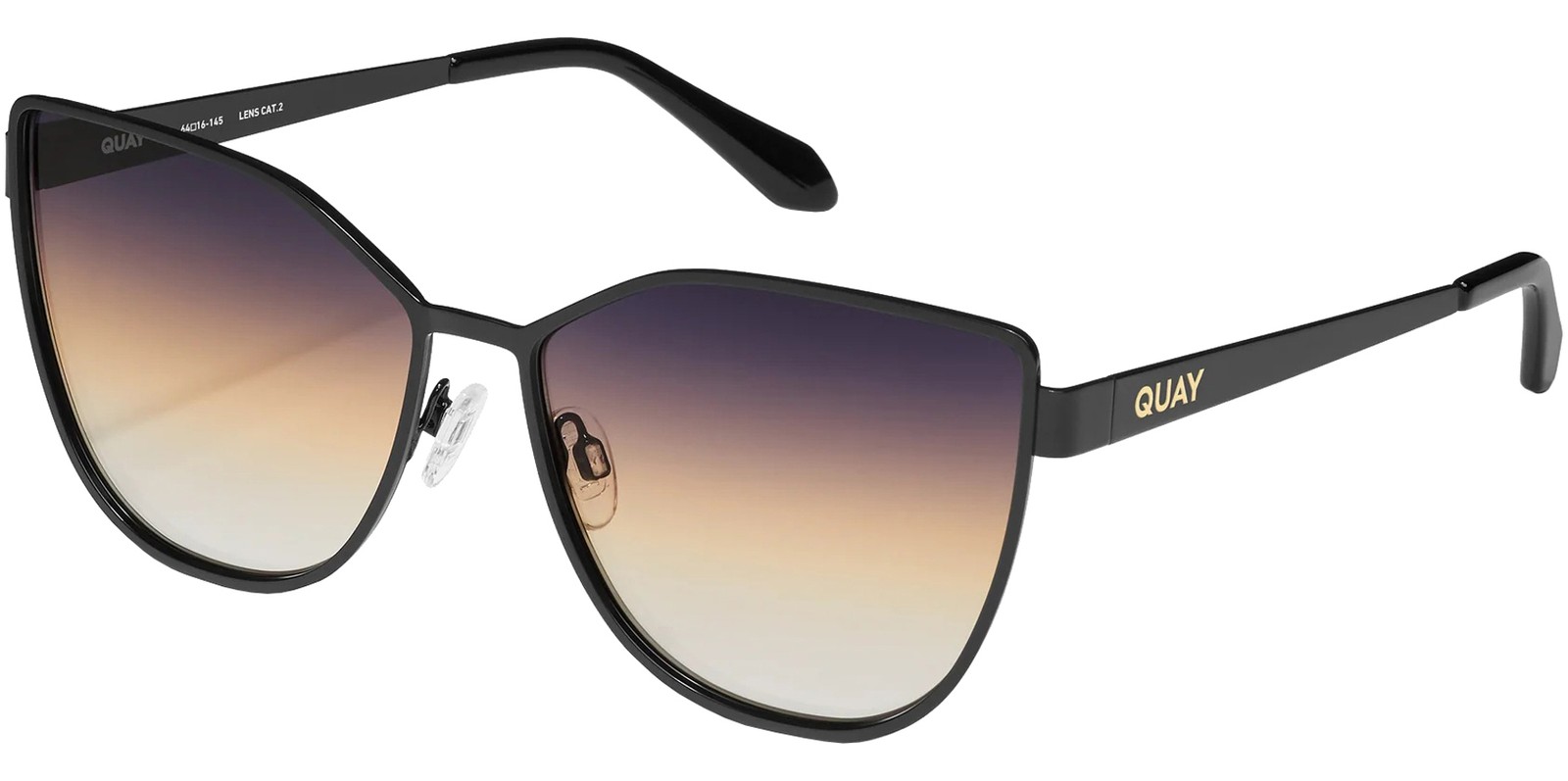 Quay In Pursuit Women’s Cat-Eye Sunglasses w Gradnt NO NS 2478 BLKDSKPPY Vietnam
