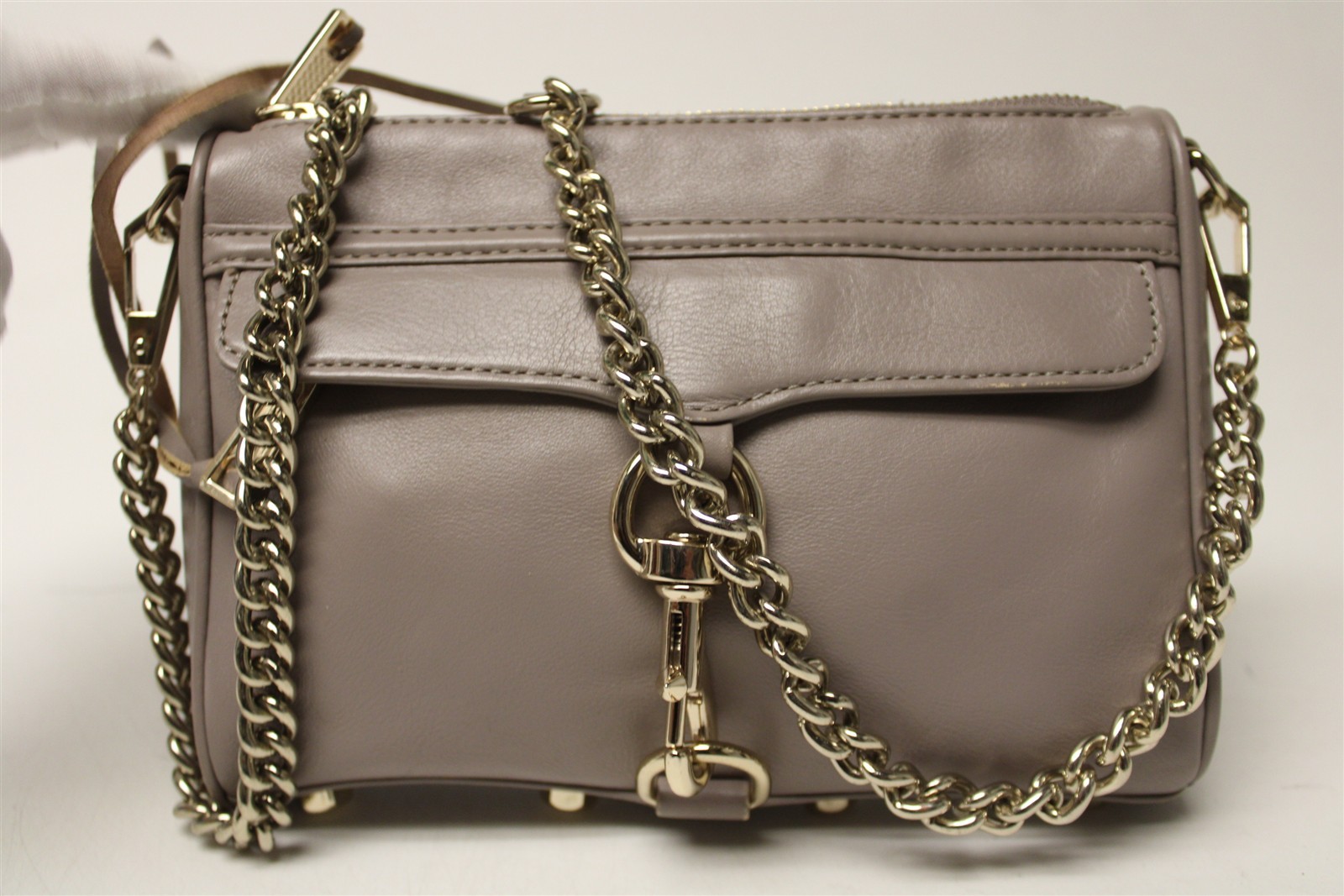 Rebecca Minkoff Mini MAC Convertible Crossbody Bag Leather Shoulder Satchel