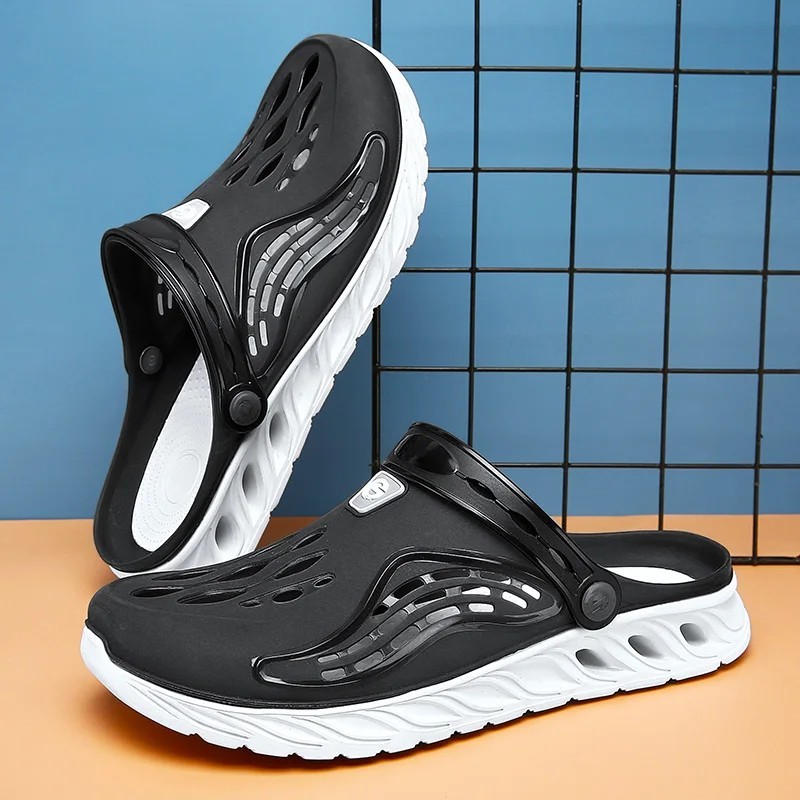 Summer Beach Jelly Shoes Men Women Soft Bottom Sandals Garden Clogs Slides