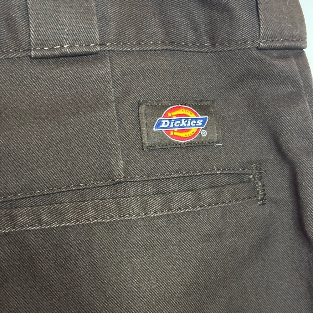 EUC DICKIES 874 Original Fit Men’s Brown Straight-Leg Chinos 34×36