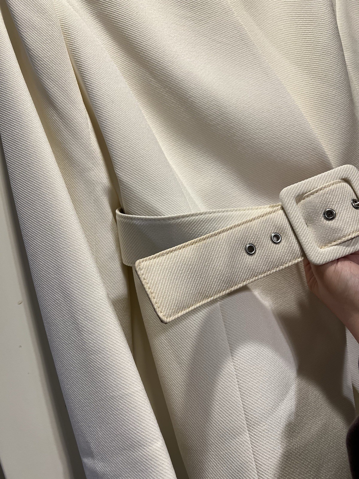 Tahari Arthur S. Levine Women’s Ivory Belted & Lined Blazer Jacket- Size 10