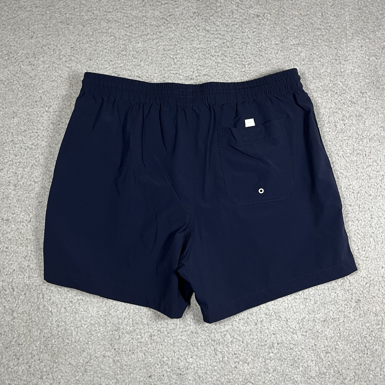 Todd Snyder Board Shorts Mens M Blue Drawstring Lined Beach Swim Trunks Preppy