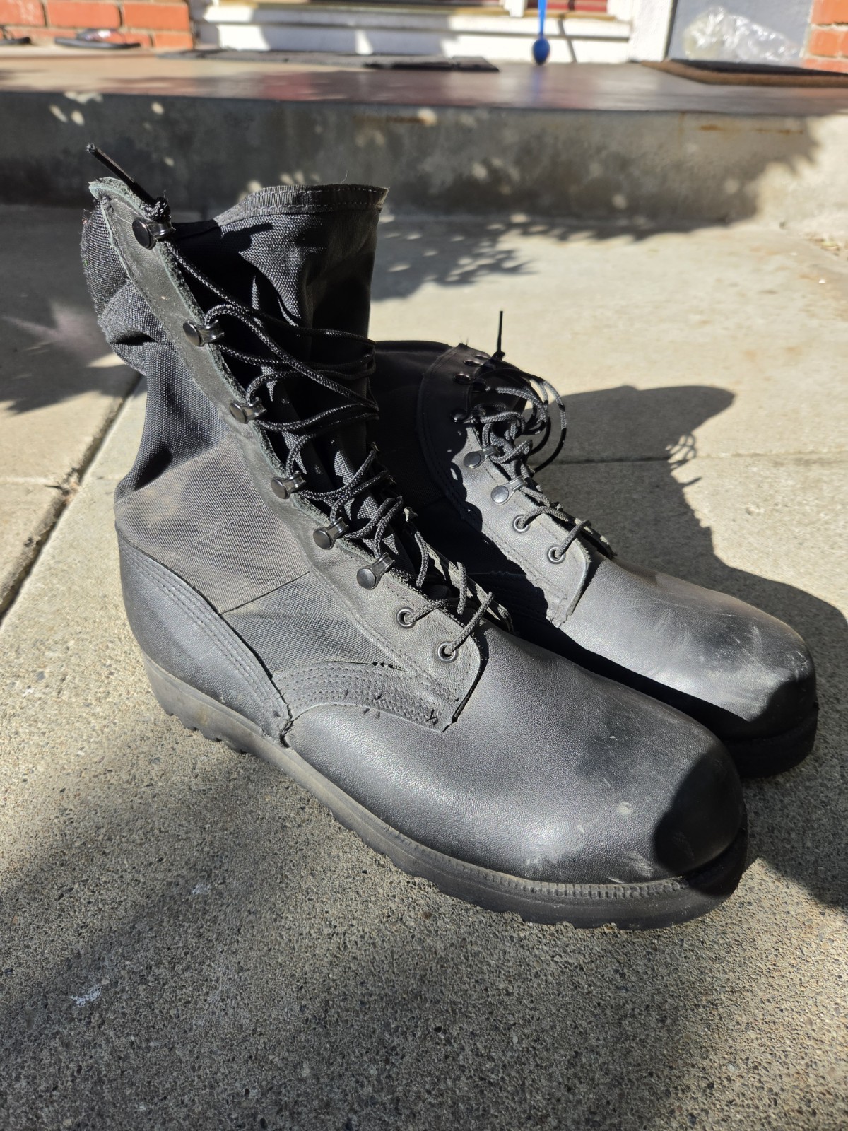 USGI McRae Ro Search Black Hot Weather Jungle Combat Boot, Vibram Sierra, 12R