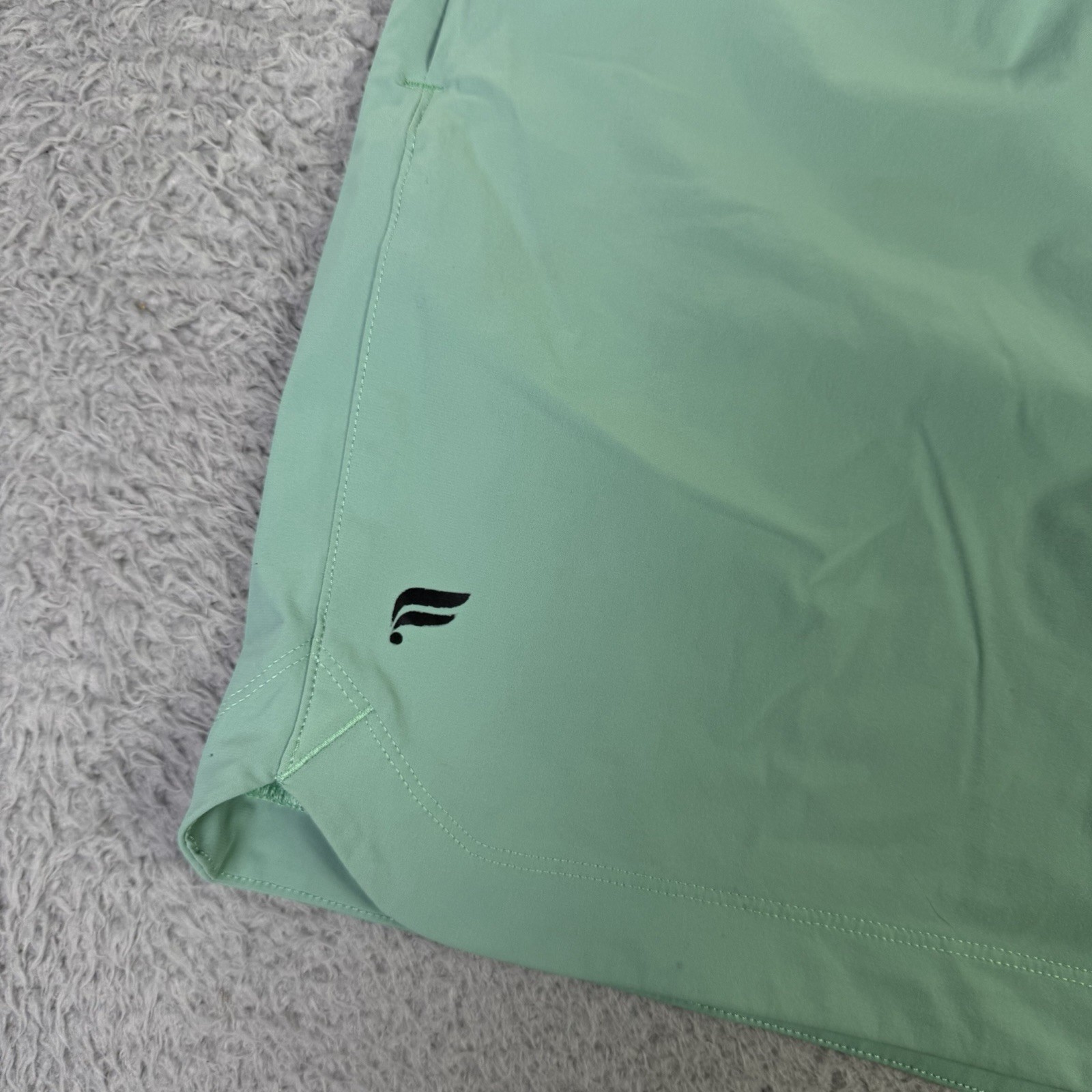 Fabletics The One Shorts Mens Medium Teal Green 7″ Unlined Workout Athletic