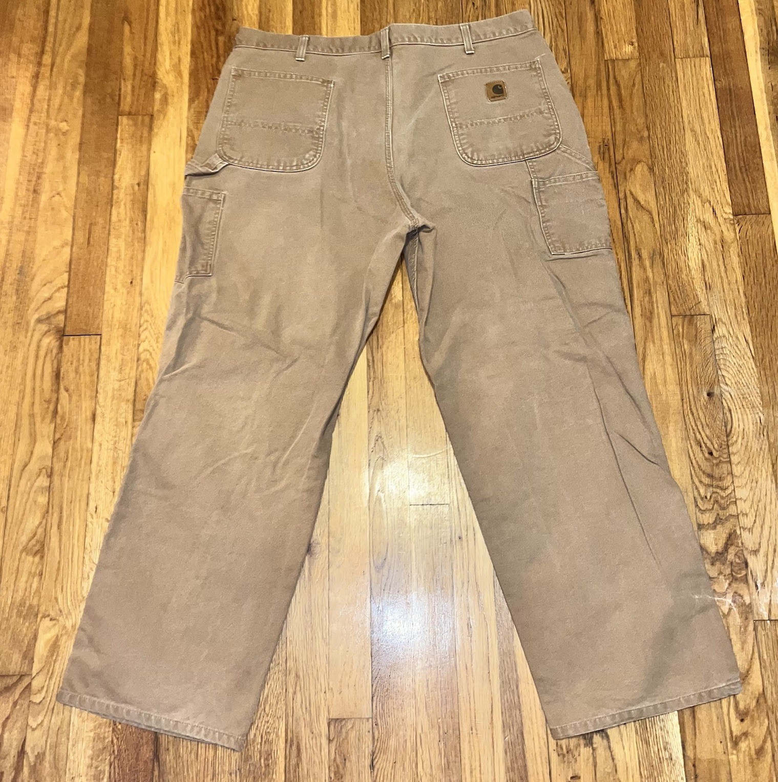 Carhartt Men’s Tan Dungarees Fit Work Pants Size 40 X 32