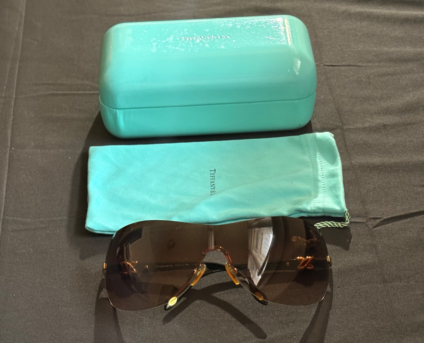 TIFFANY & Co. TF3015 Rimless Shield Sunglasses 115mm