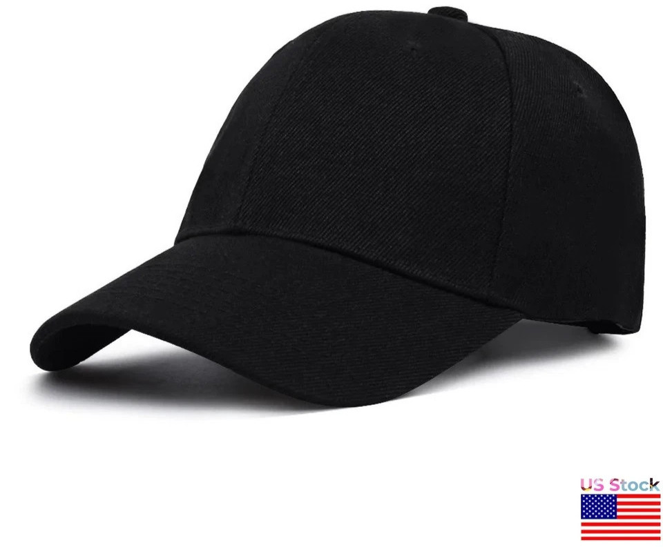 Cotton Baseball Cap Ball Dad Hat Adjustable Plain Solid Washed Men Premium 2026