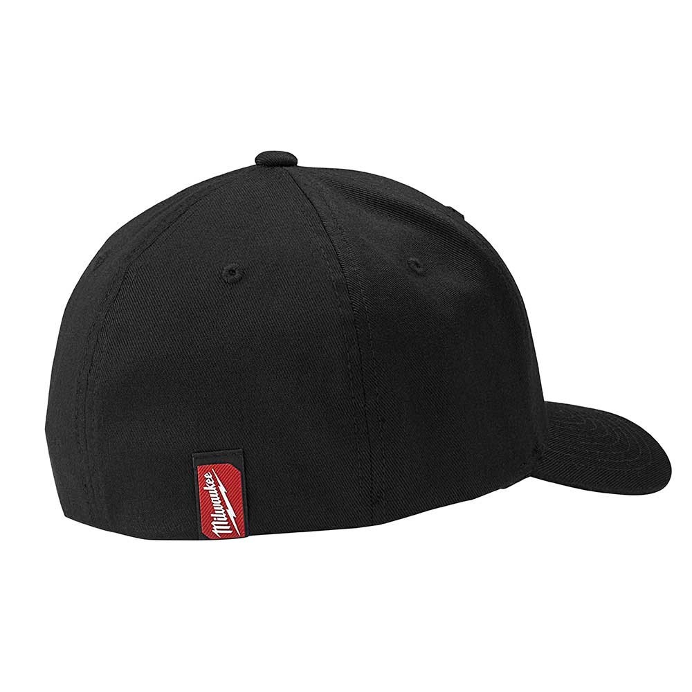 Milwaukee 504B-LXL FlexFit Lightweight Fitted Hat Black – L/XL
