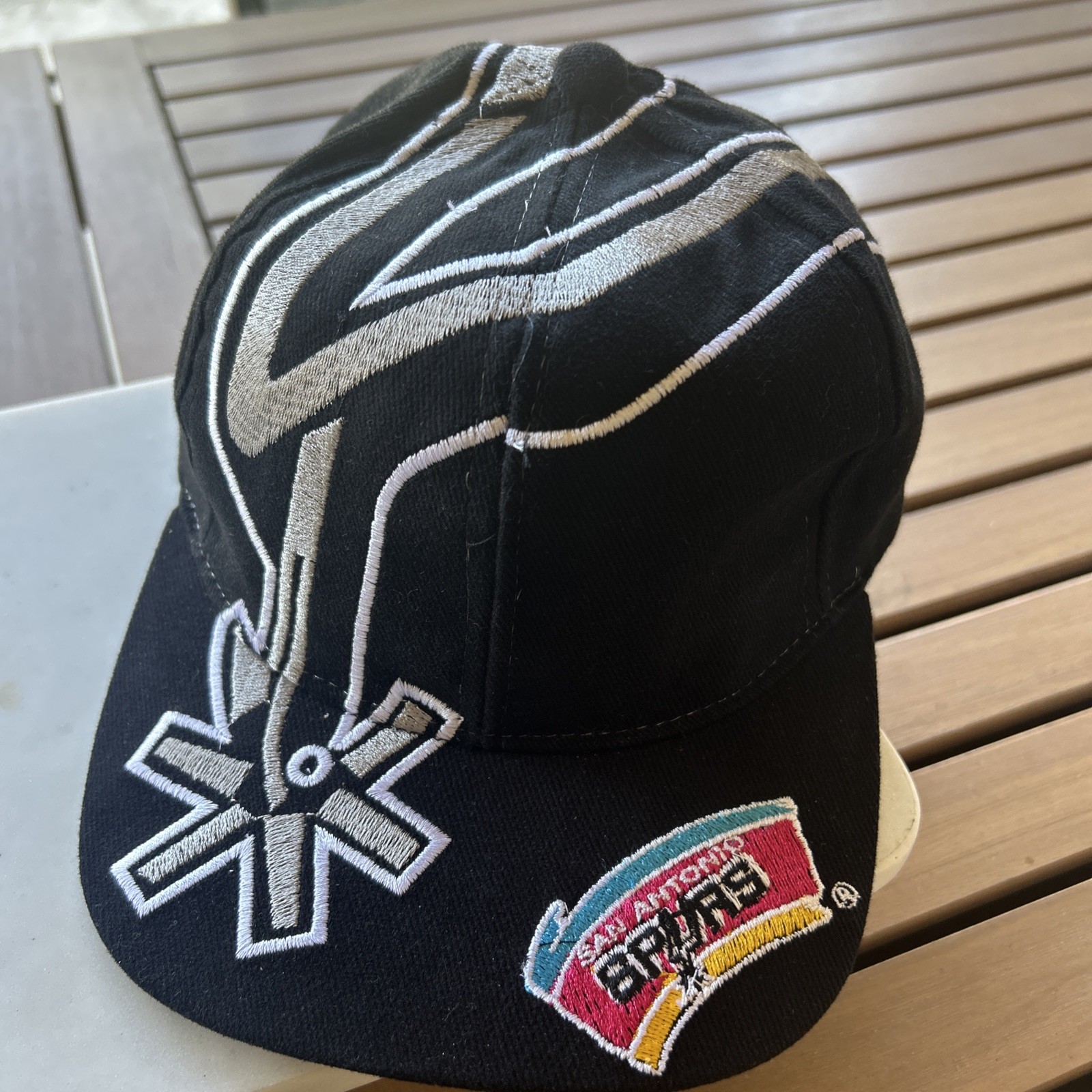 San Antonio Spurs Wembanyama The Game Big Logo Rare Custom Snapback Hat Cap