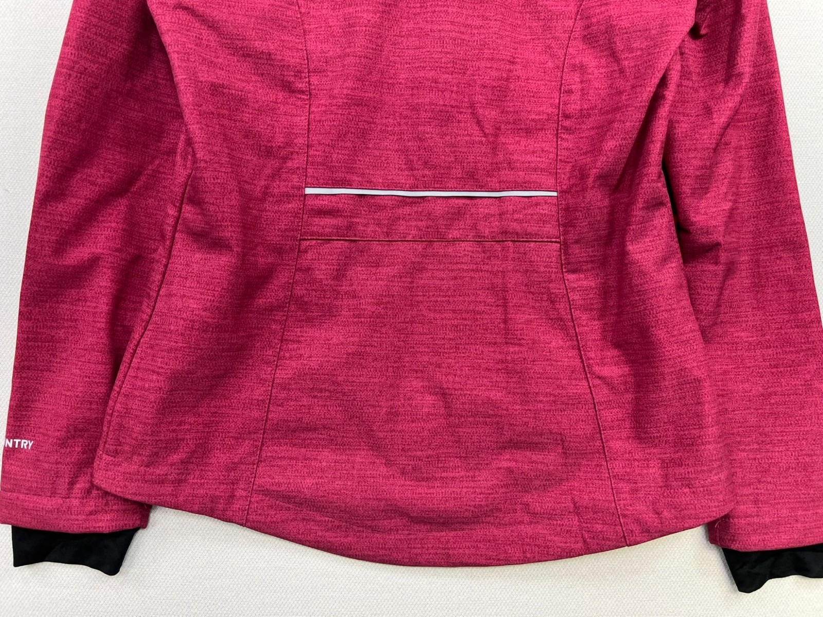 Free Country Womens Softshell Zip Up Hooded Jacket Long Sleeve S Vibrant Berry