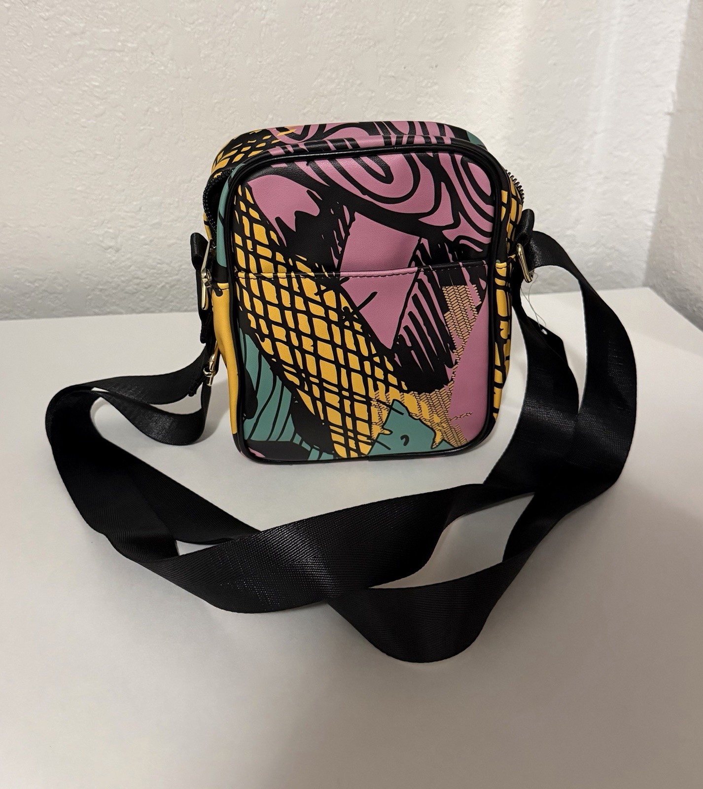 Disney Nightmare Before Christmas Sally Small Crossbody, Zip, Strap, Multicolor