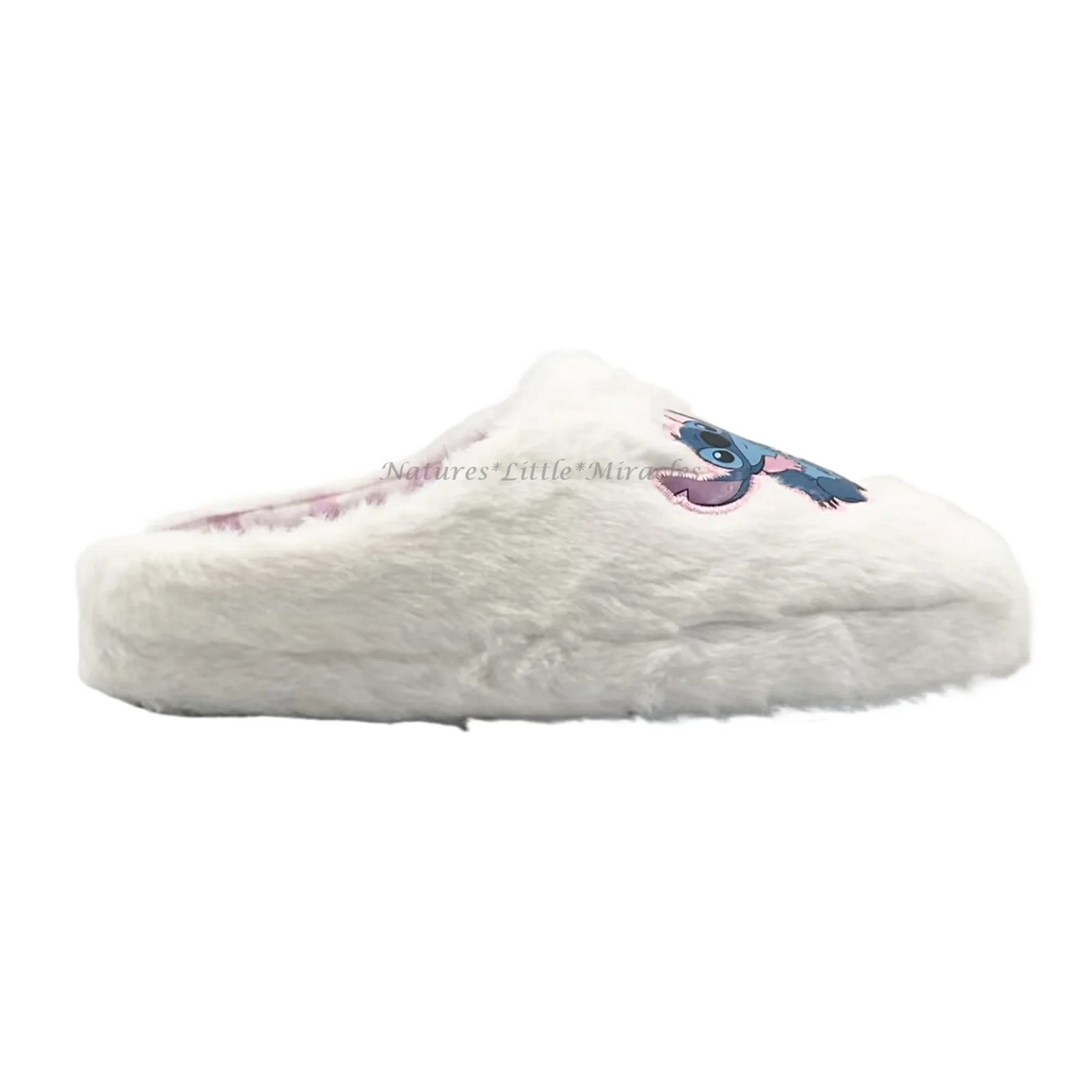 Disney Lilo and Stitch & Angel Womens Slippers Size 11-12 Faux Fur Adult XL NWT