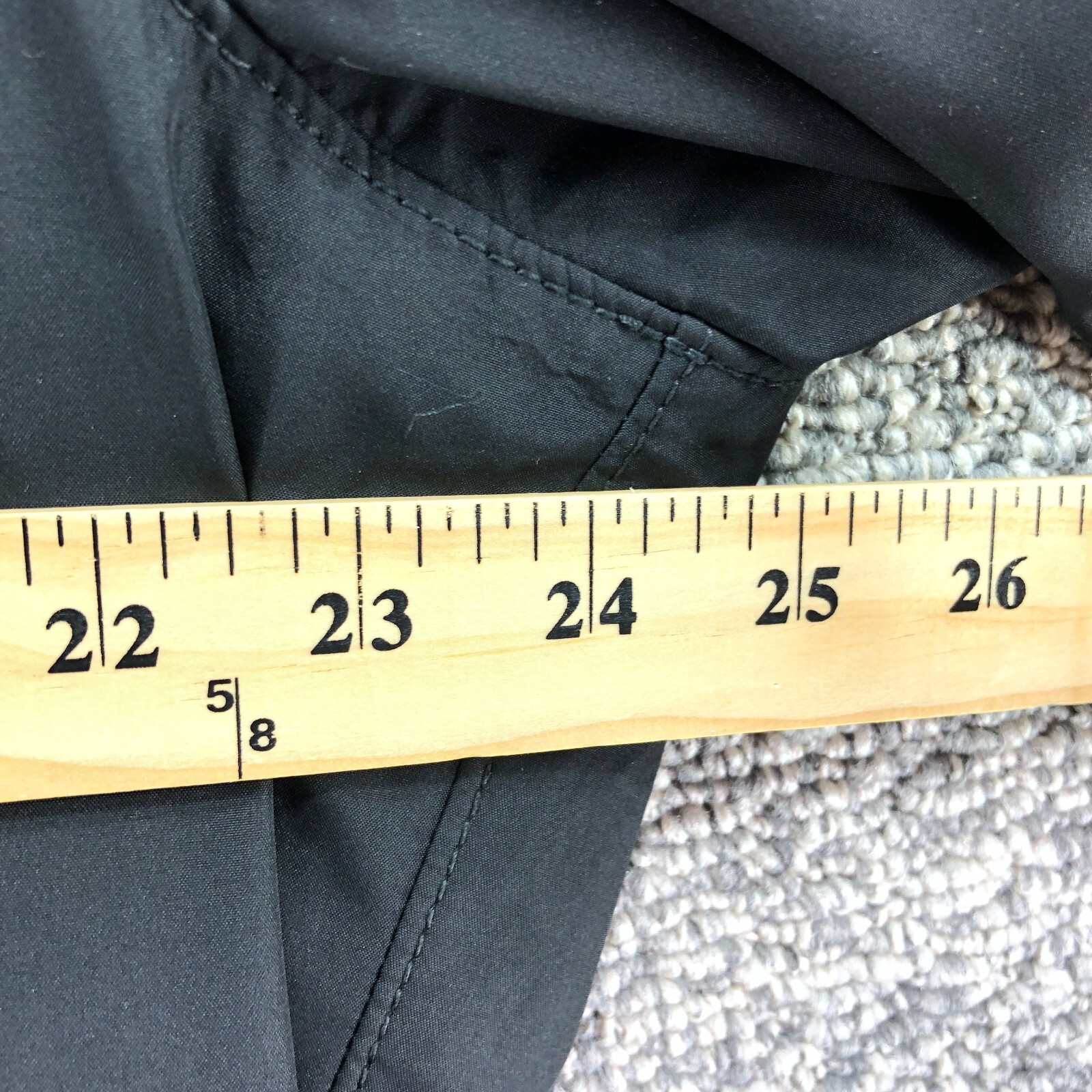 Strellson Jacket Black Mens Sz XL Removable Lining Full Zip Water Resistant