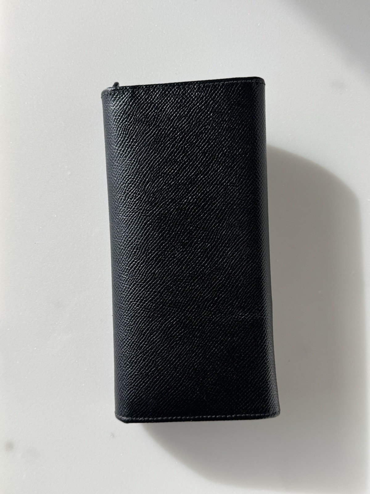 Salvatore Ferragamo Clip Continental Wallet Black with ID holder