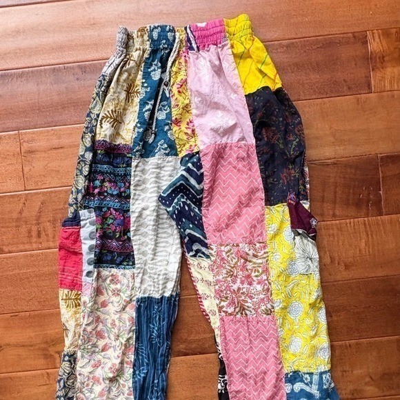 Jack Pot New York Patchwork Pants, Women One Size Multicolor