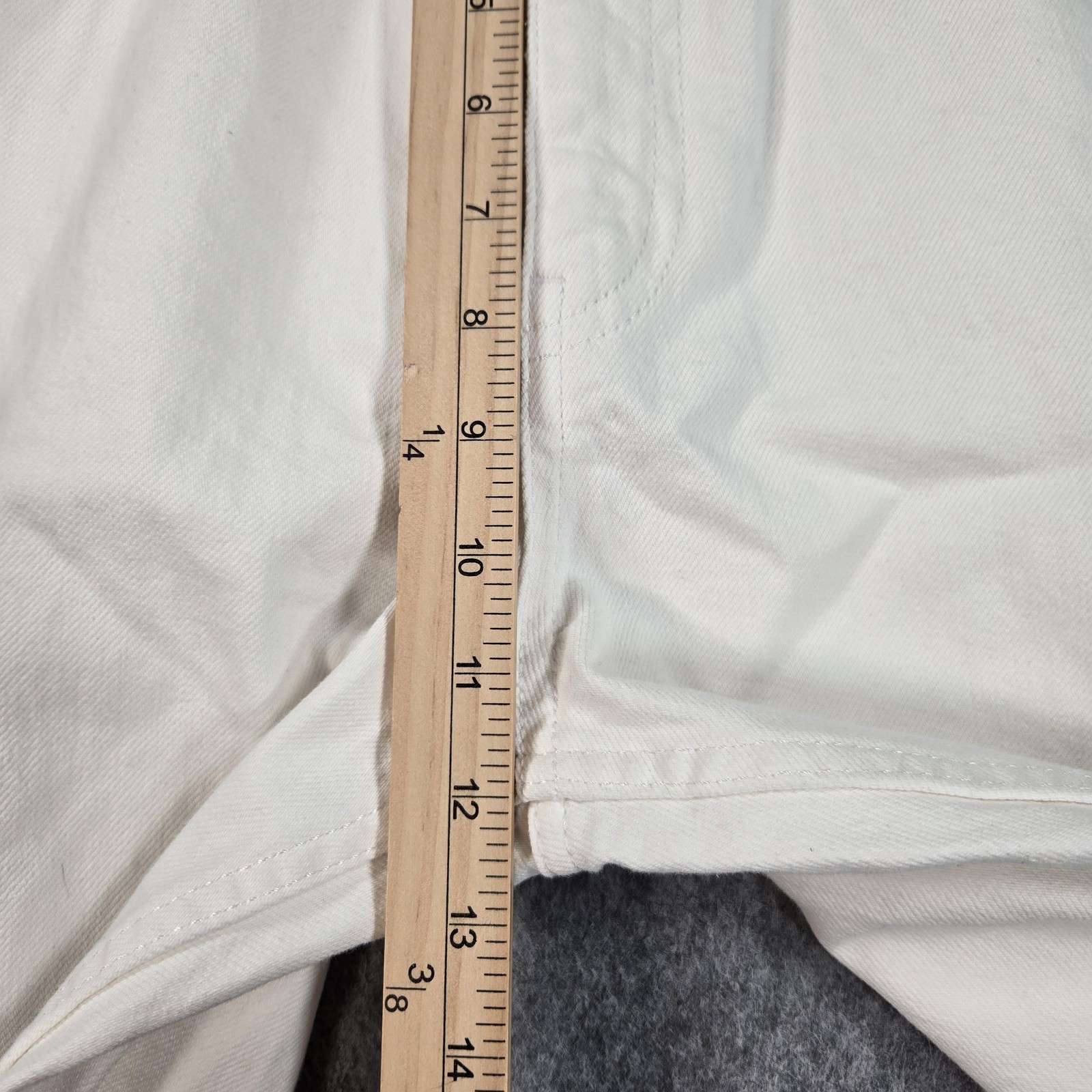 Ragged Jeans Jeans Womens 30 White High Rise Wide Leg Denim Pants Relaxed Fit