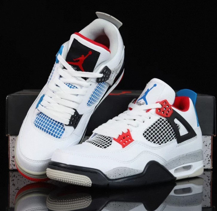 Jordan 4 Retro SE “What The” Basketball Shoes Mid Top Us Size7-12 CI1184-146