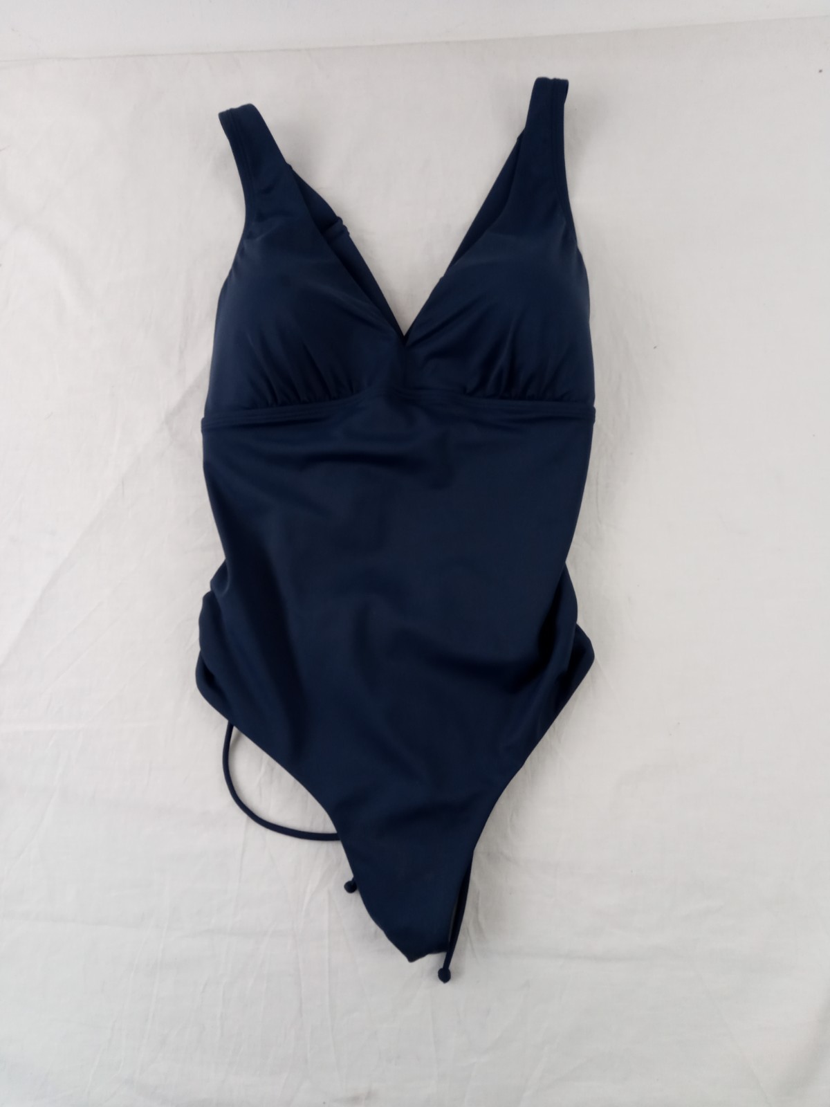 Triumph Womens Wireless One Piece Multiway Straps Swimsuit Size UK 36D Navy NEW