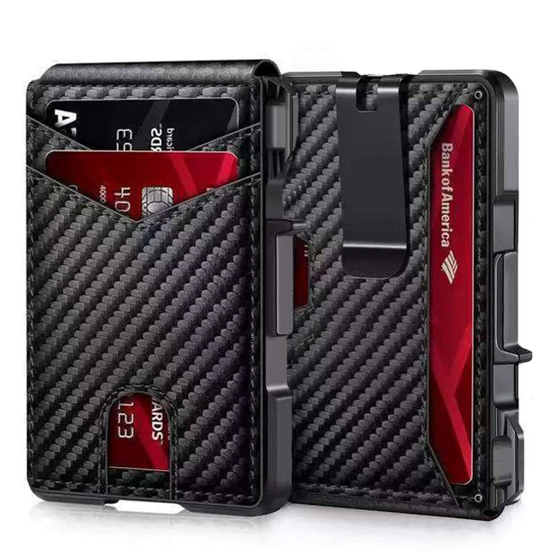 Wallet Credit Card Rfid Blocking Mens Leather Slim Cards Money Holder Pocket