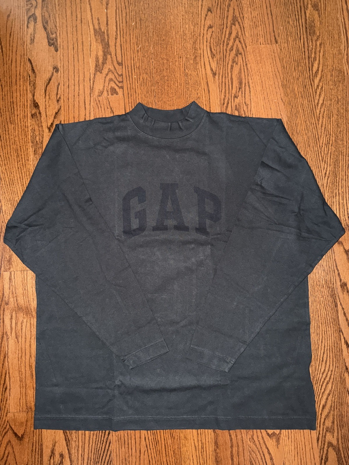 Yeezy Gap Balenciaga Dove Longsleeve Tee Size Large Color Black Kanye West✅