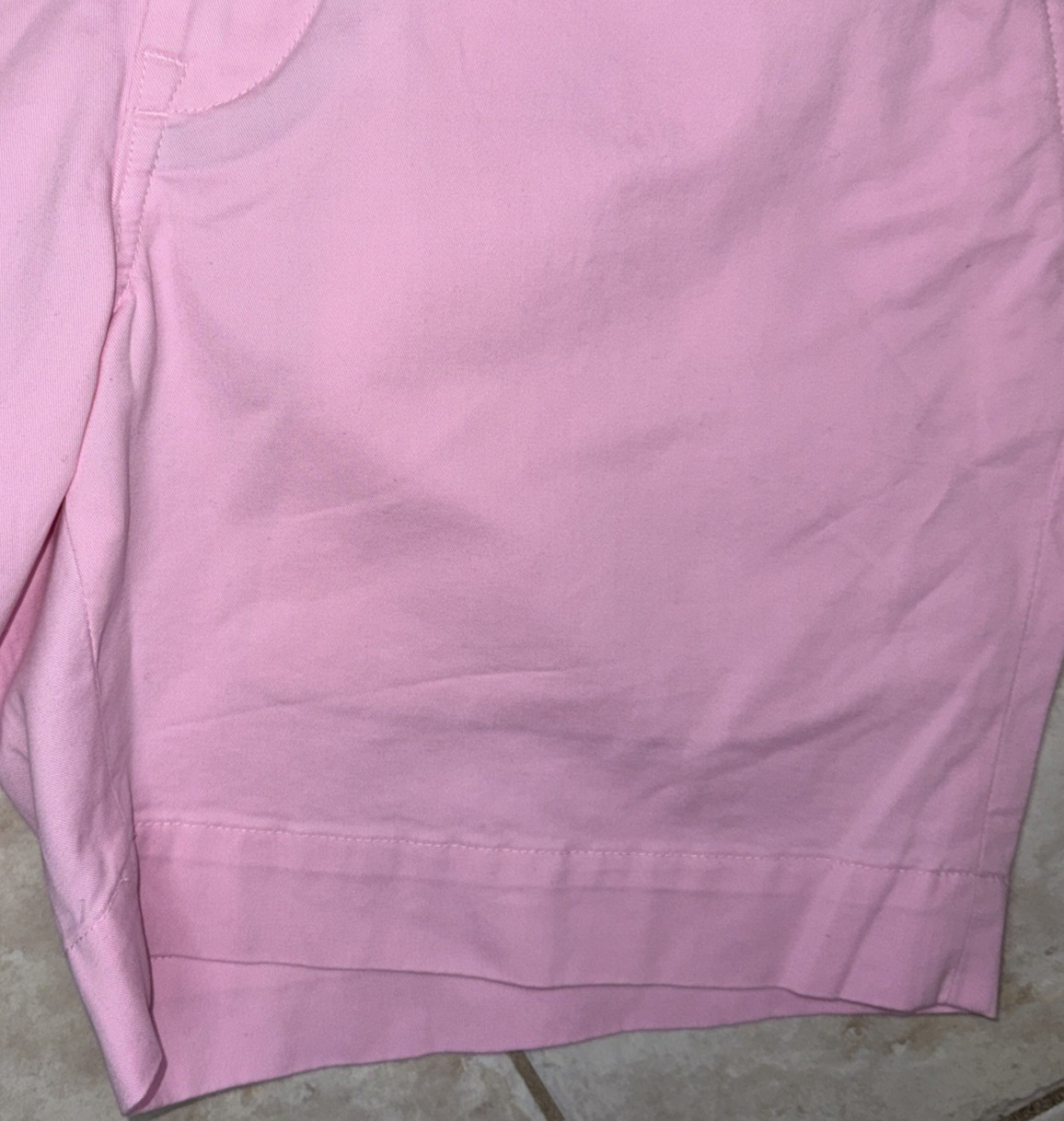 Polo Ralph Lauren Mens 33 Stretch Classic Fit 7″ Shorts Pink w/ Blue Pony NWT