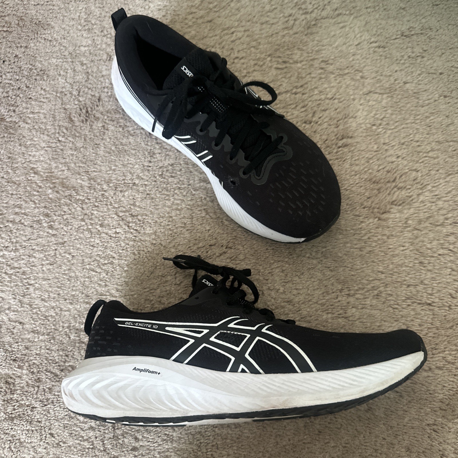 Size 8.5 – Asics Gel Excite 10 Black White