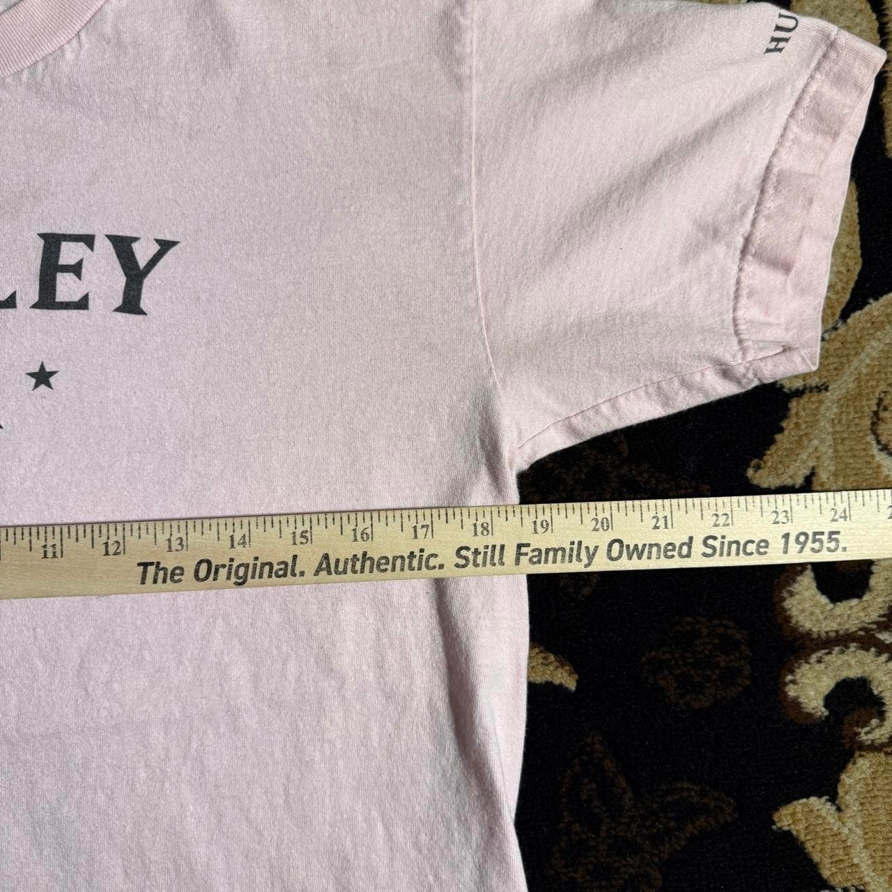 Y2K light Pink Hurley skate tshirt