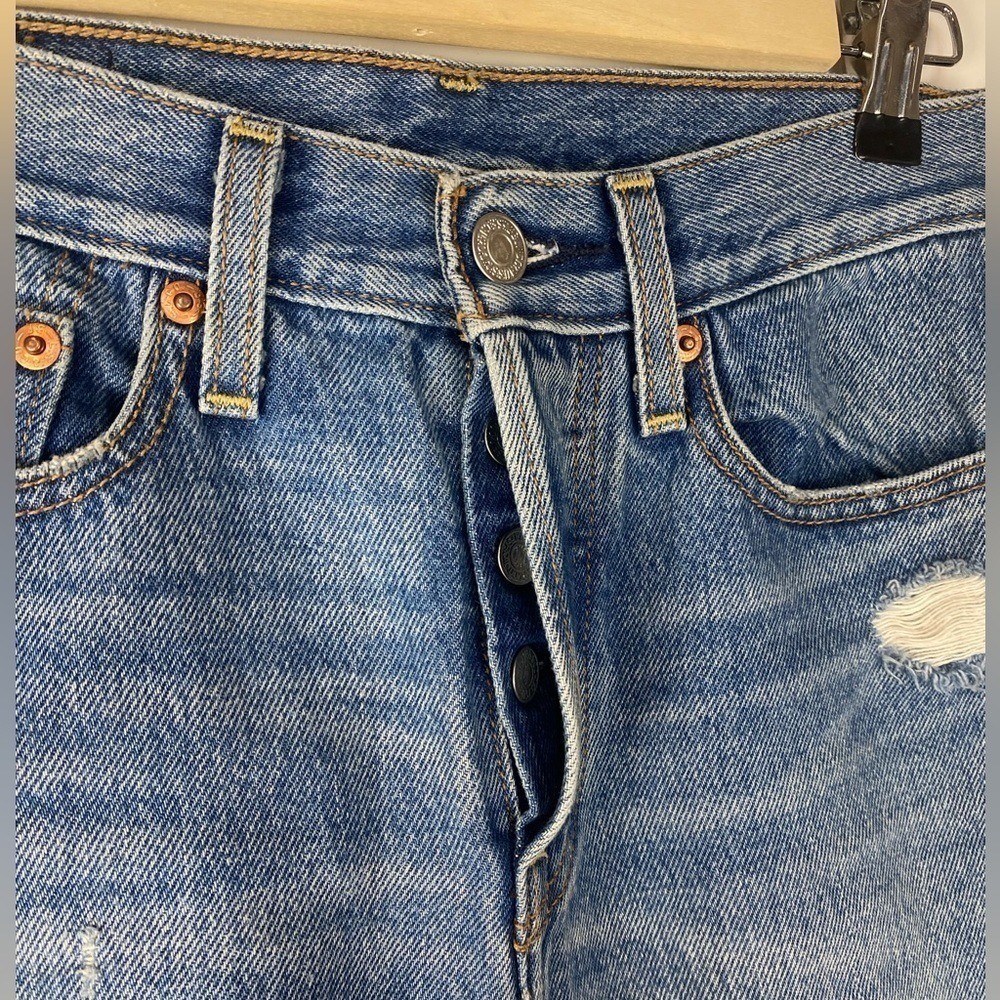 Levi’s Wedgie Icon Fit Jeans Distressed Partner In Crime High Rise 22861-0024 24
