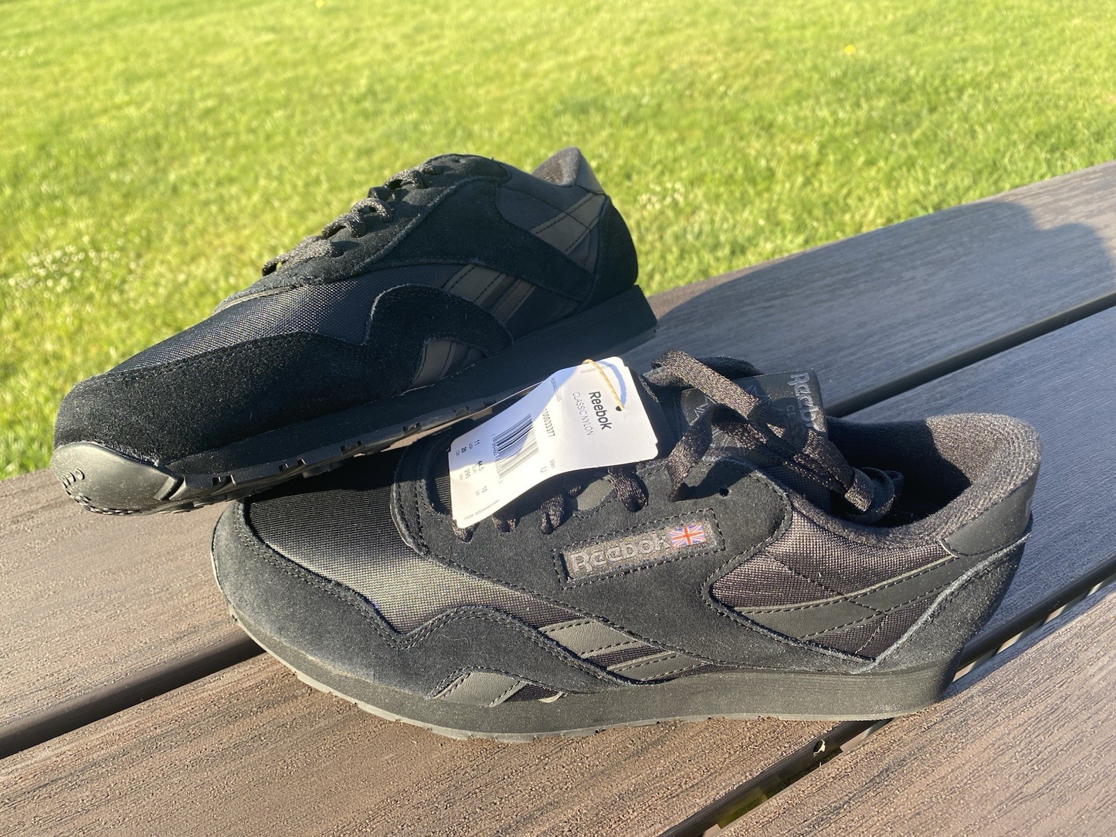 100033377 Reebok Classic Nylon – Black – Size M11 / W12.5 Brand New In Box