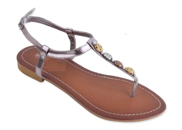 Womens Fashion Open Toe Gladiator Sandals White Bronze Pewter Black 6 7 8