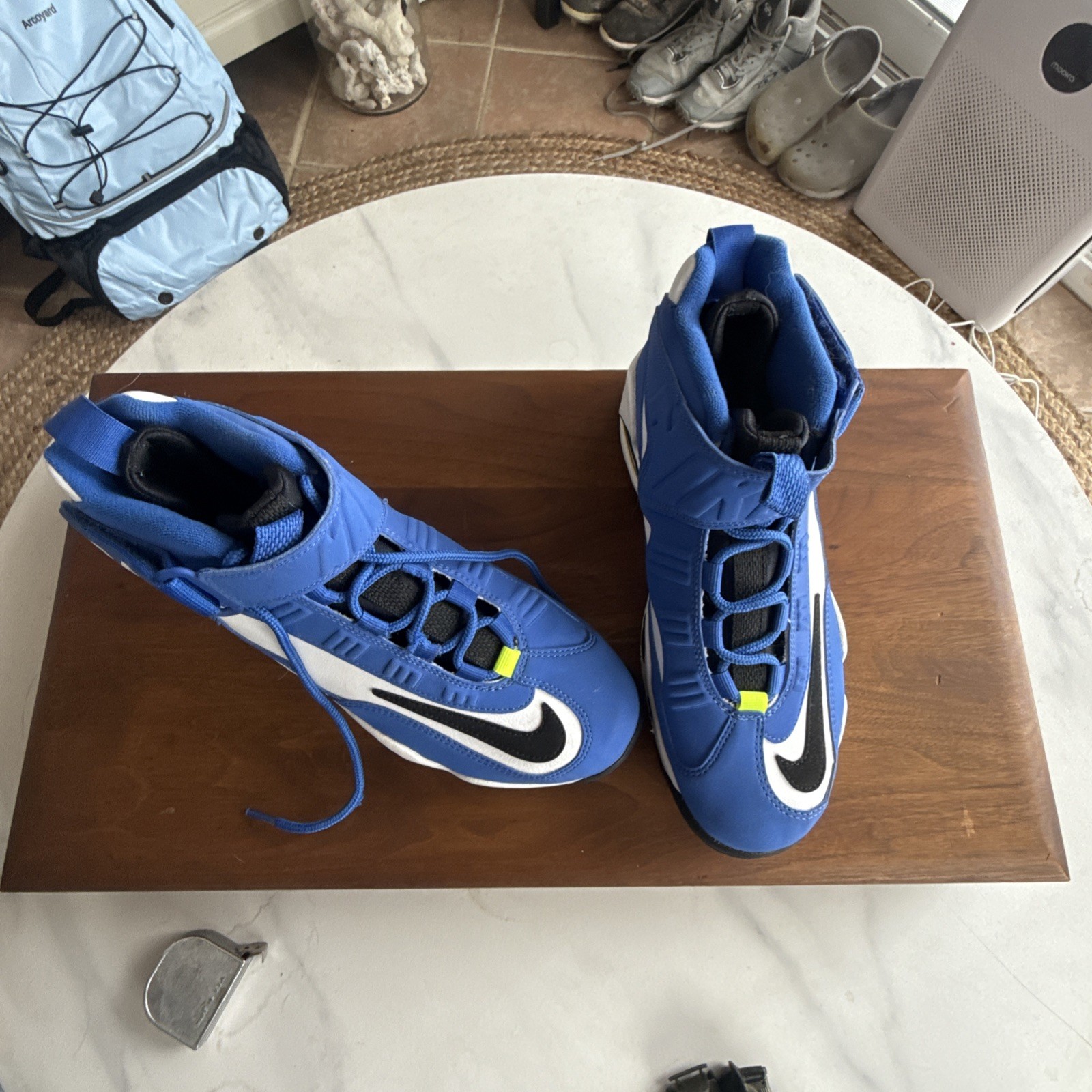 Size 7 Nike Air Griffey Max 1 2021 Varsity Royal White Suede (DJ5161-400)