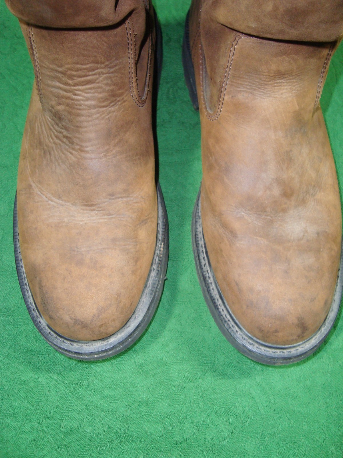 Wolverine Wellington Work Boots Mens Size 13 M Brown Leather Pull On W04727