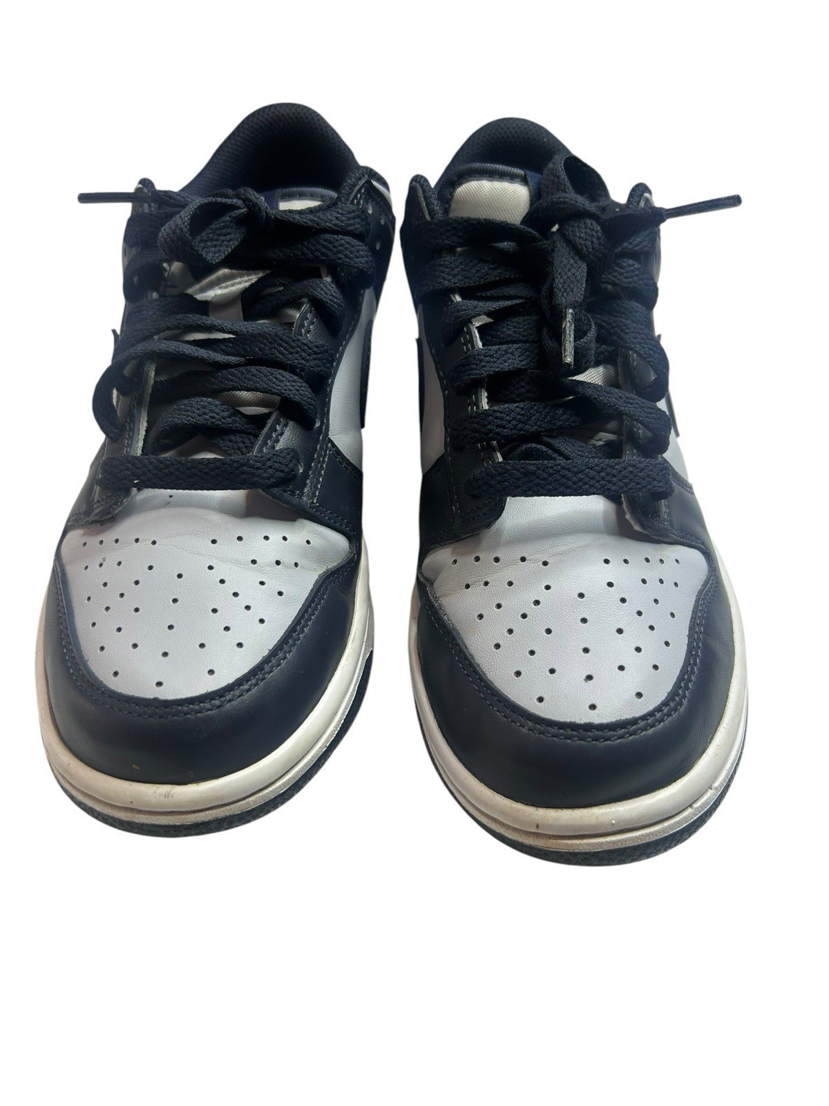 Nike Boys Low Top Georgetown Sneakers Black/Gray/White US 6.5Y CW1590-004 USED