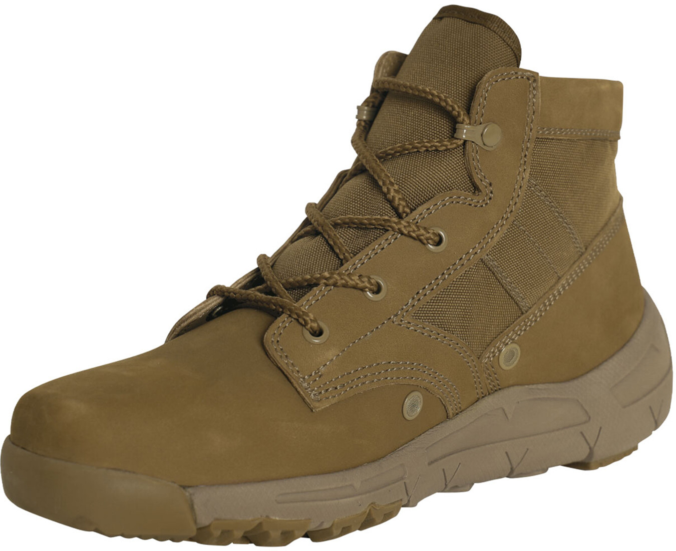 Coyote Brown AR 670-1 US Army Compliant Low Tactical Boots 6″ High