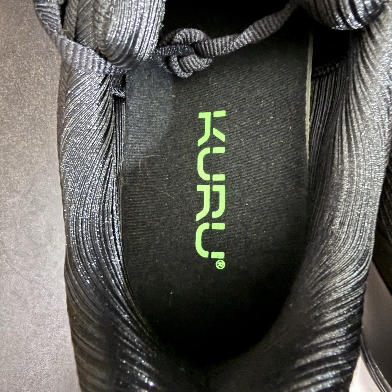 Kuru Atom 2 Womens Size 10.5 Wide Black White Athletic Running Walking Shoes