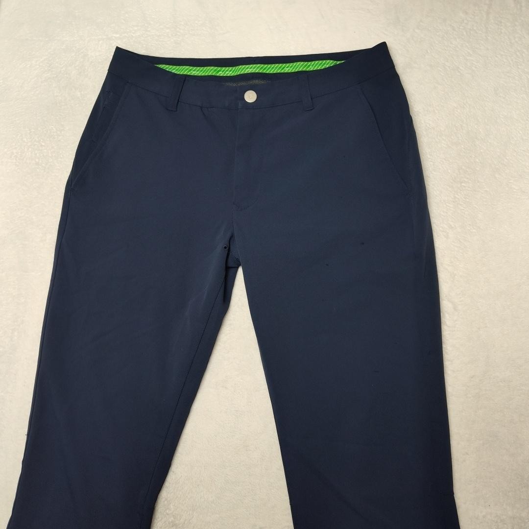 Bonobos Pants Mens 32×34 Blue Golf Highland Slim Performance Stretch Flat Tech