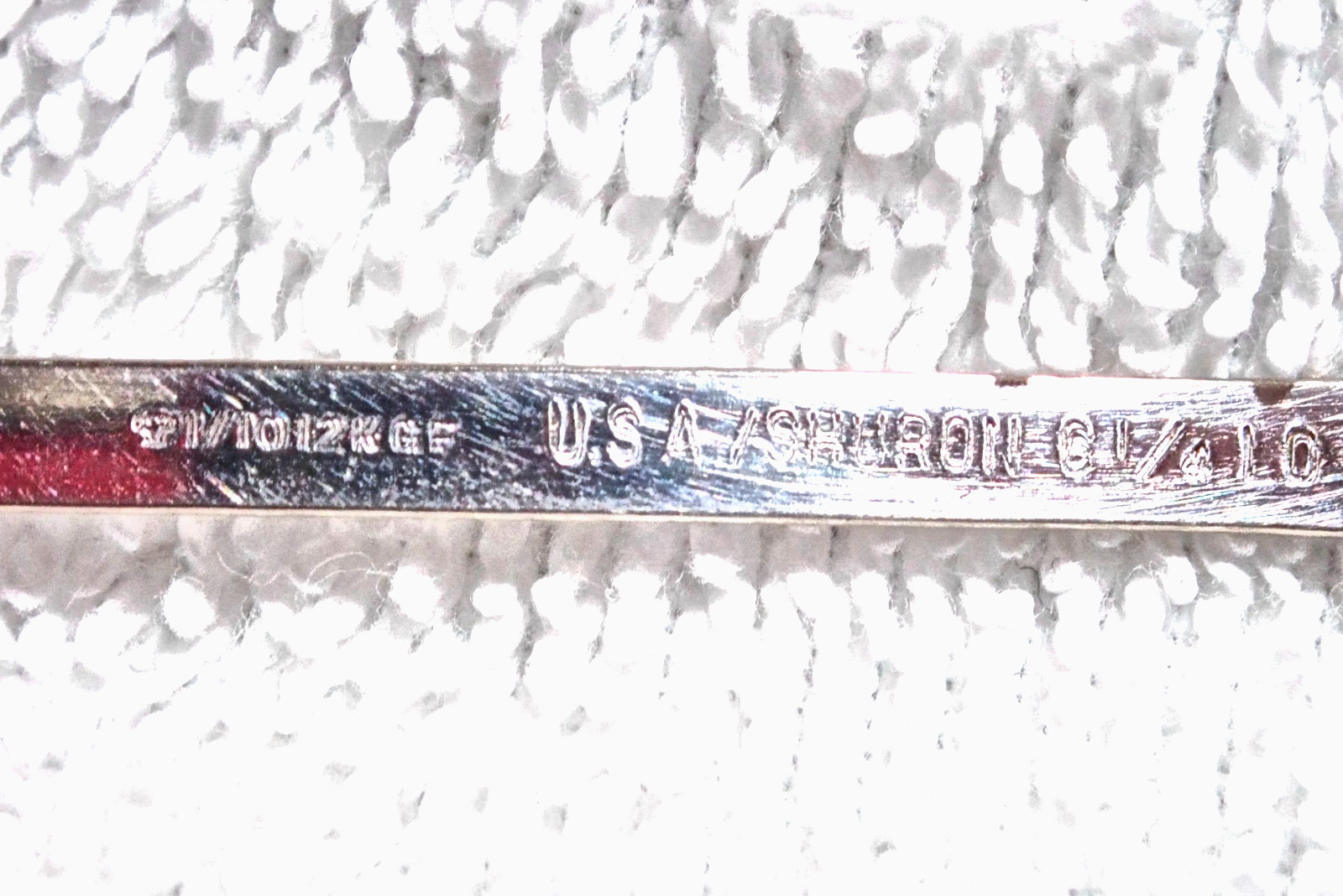 1955 12K SHURON FRAME 46-22 ADD 6 1/4″ CABEL TEMPLES IN REASONABLE CONDITION!