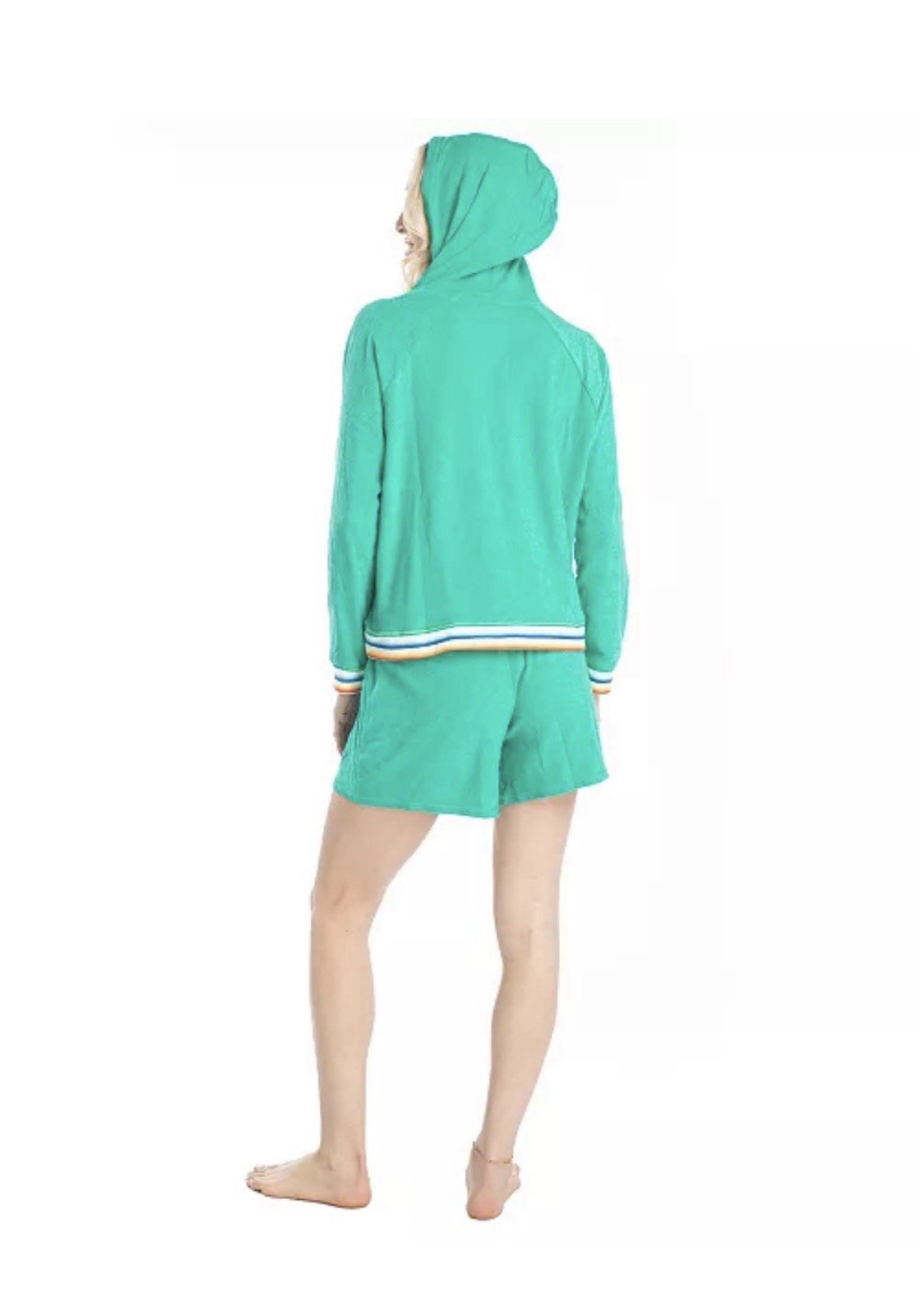 Women’s Ocean Pacific® Sunset Chaser Hoodie and Shorts Set NWT Small