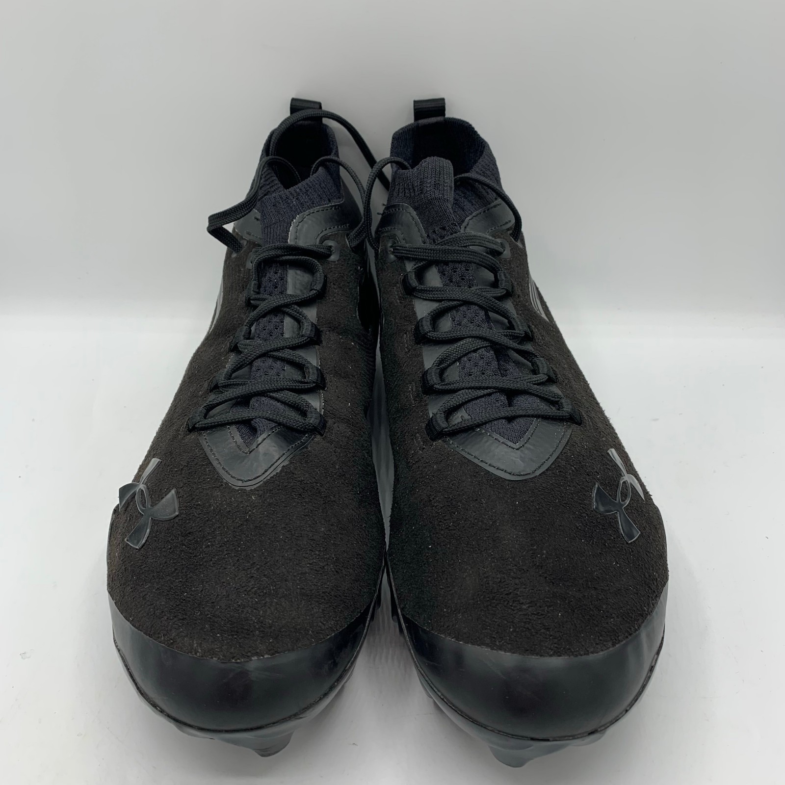 Under Armour Spotlight Pro Suede Football Cleats Mens Size 8.5 Black