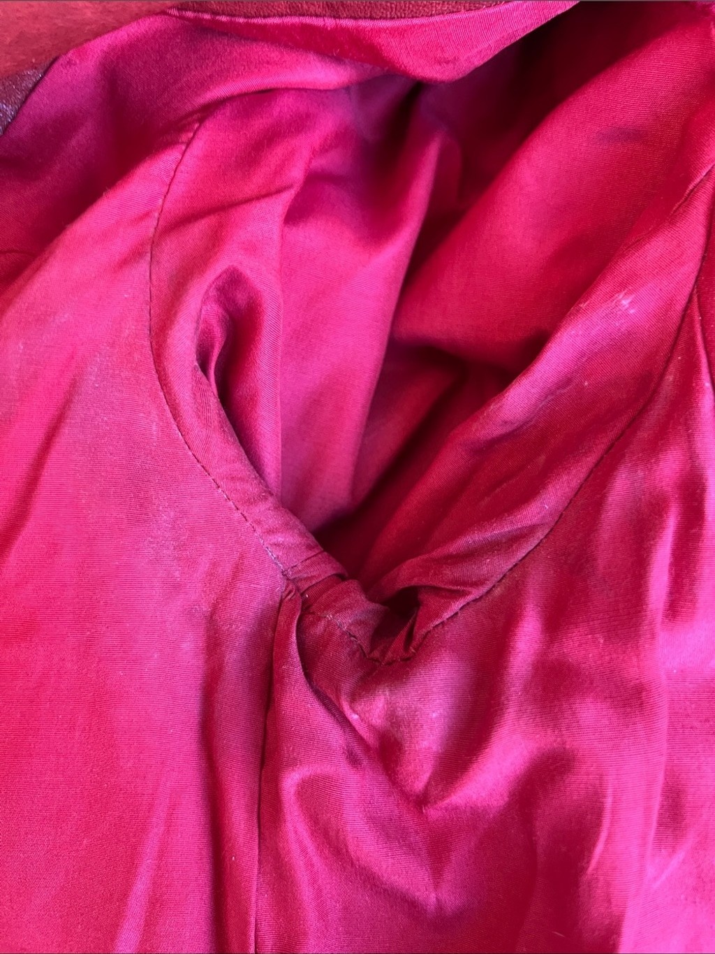 Elizabeth and James Red Leather Blazer Jacket