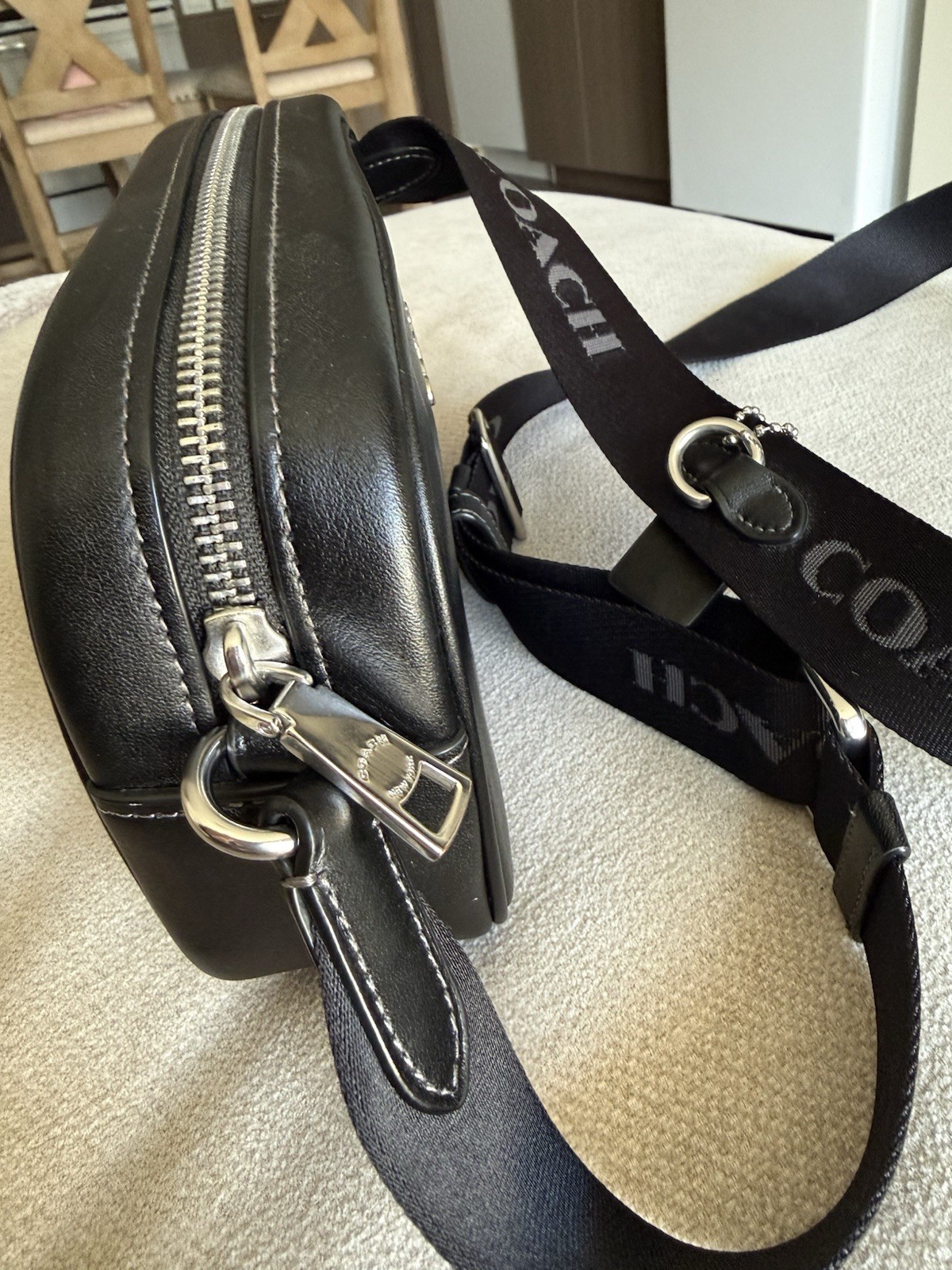 Coach Black Bag – Mini Jamie Camera Bag with strap