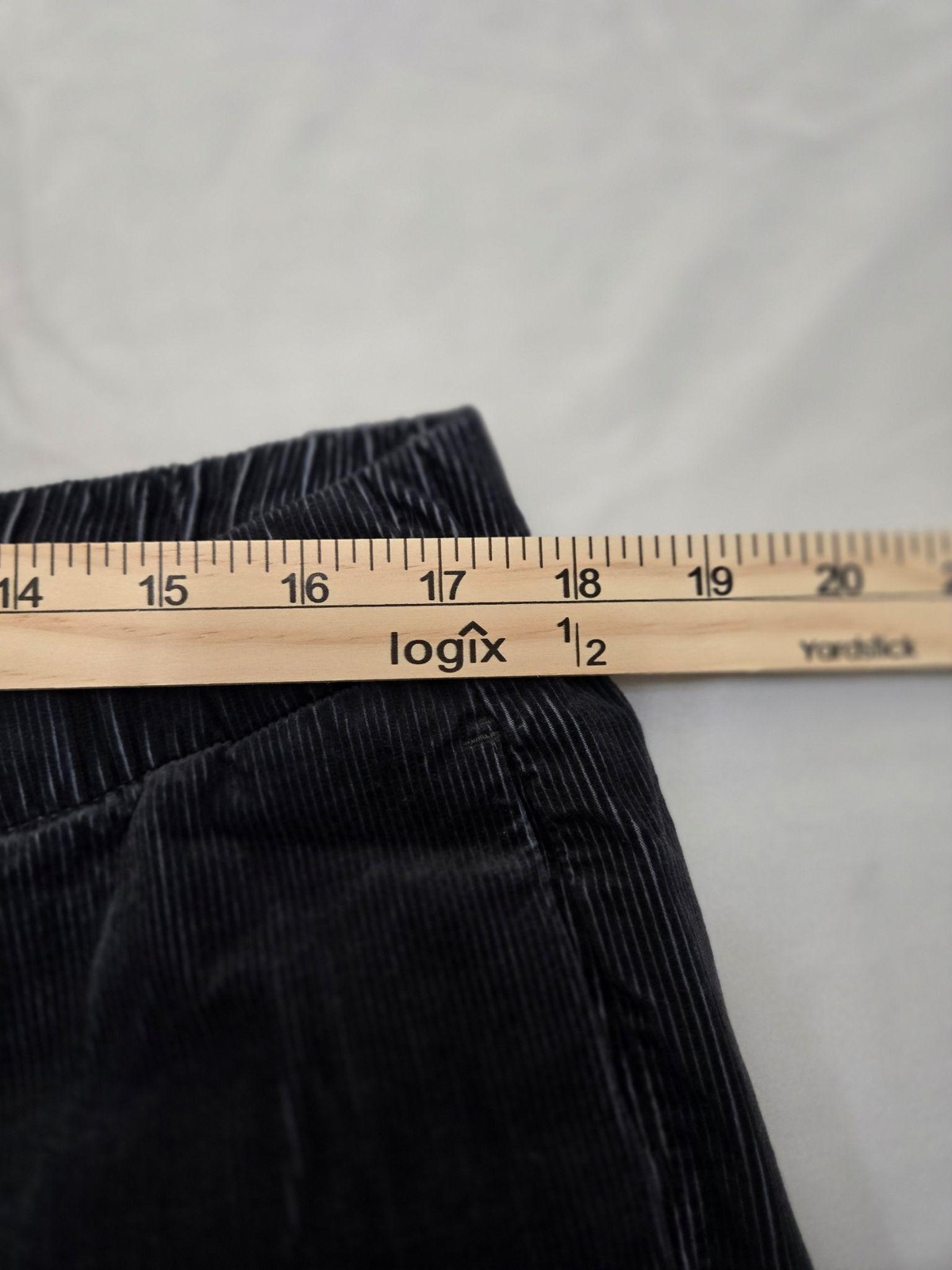 Bonobos Pants Mens L Gray Corduroy Jogger Elastic Drawstring 33×32 Casual