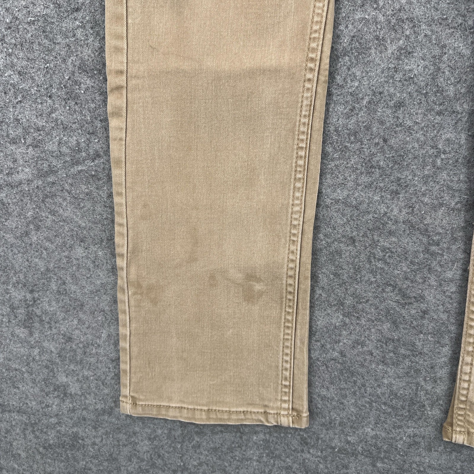 Levis 511 Slim Jeans Youth 18 Reg 29×29 Beige Tapered Performance Stretch Denim